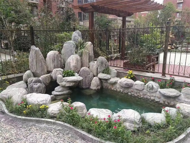 海州家庭庭院水景设计
